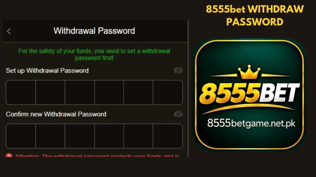 8555bet game withdraw password